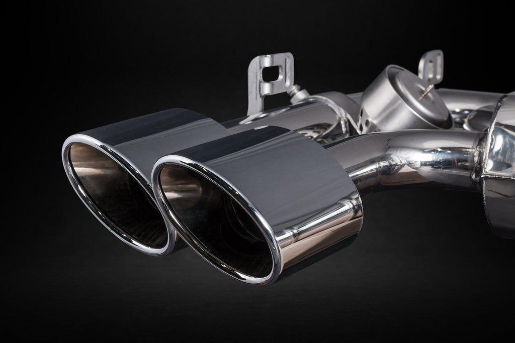 Jaguar F-Type V8 S - Valved Exhaust, Sports Cats (100 Cell), & X-Pipe (Incl. Remote)