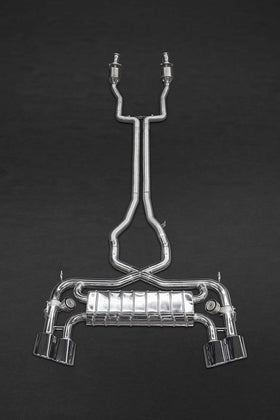 Jaguar F-Type V8 S - Valved Exhaust, Sports Cats (200 Cell), & X-Pipe (Incl. Remote)