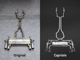 Jaguar F-Type V8 S - Valved Exhaust, Sports Cats (100 Cell), & X-Pipe (Incl. Remote) - 0