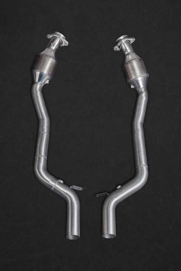 Jaguar F-Type V8 S - Valved Exhaust, Sports Cats (200 Cell), & X-Pipe (Incl. Remote)