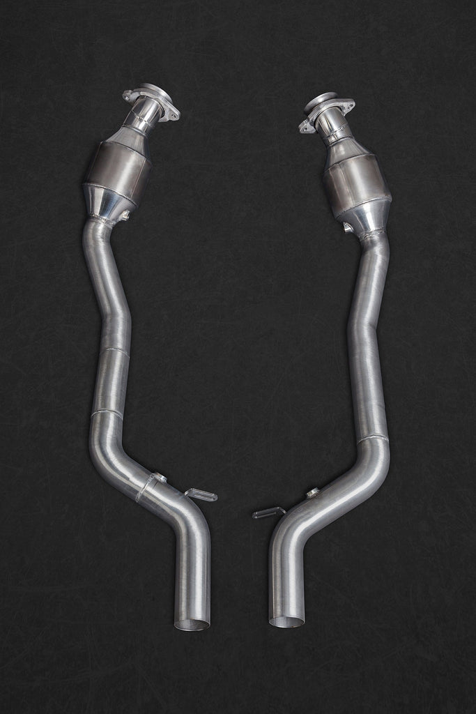 Jaguar F-Type V8 S - Valved Exhaust, Sports Cats (100 Cell), & X-Pipe (Incl. Remote)