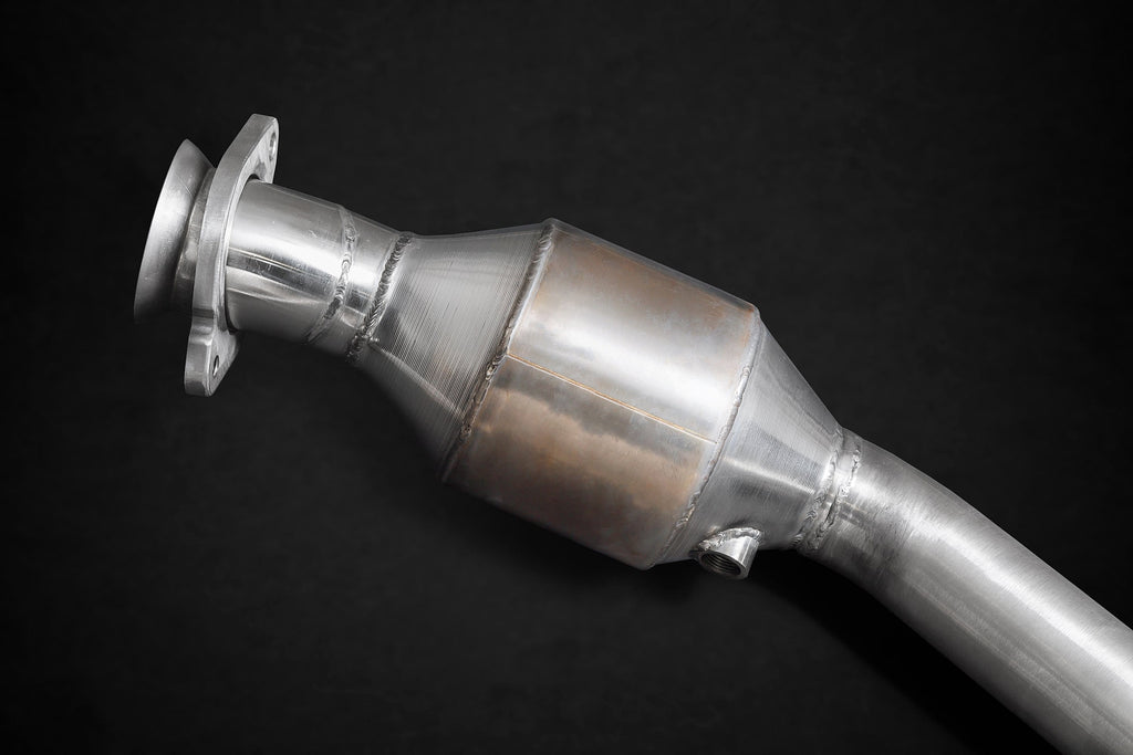 Jaguar F-Type V8 S - Valved Exhaust, Sports Cats (100 Cell), & X-Pipe (Incl. Remote)