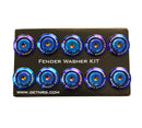 NRG Fender Washer Kit (TI Series) M6 Bolts For Plastic (TI Burn Washer/TI Burn Screw) - Set of 10-2