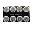 NRG Fender Washer Kit w/Color Matched M8 Bolt Rivets For Plastic (Silver) - Set of 8-2