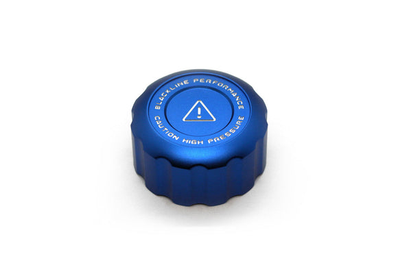 Goldenwrench Blackline Performance BMW M Car Series Charge Cooler Tank Cap Cover - Motorsport Blue