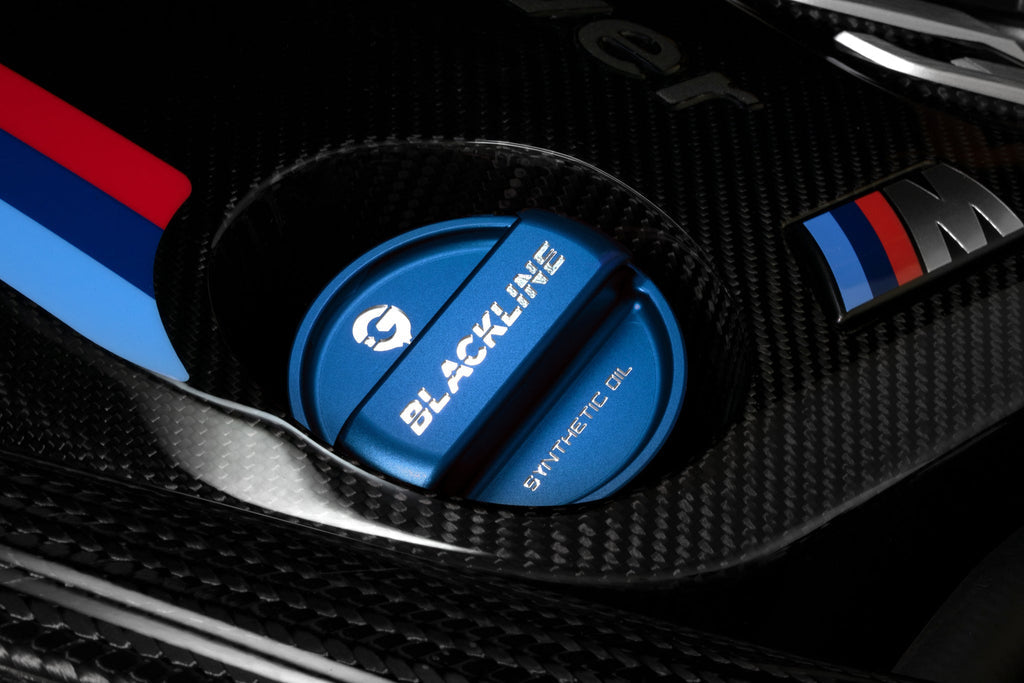 Goldenwrench Blackline Performance BMW M Car Series Oil Cap Cover - Motorsport Blue - 0