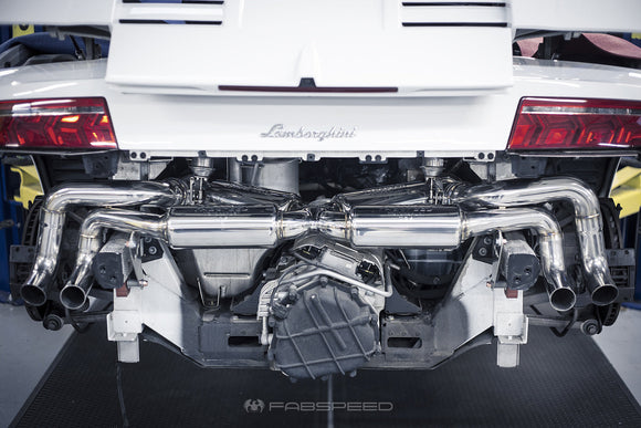 Fabspeed Lamborghini Gallardo LP550-2 / LP560 / LP570 Valvetronic Supersport X-Pipe Exhaust System