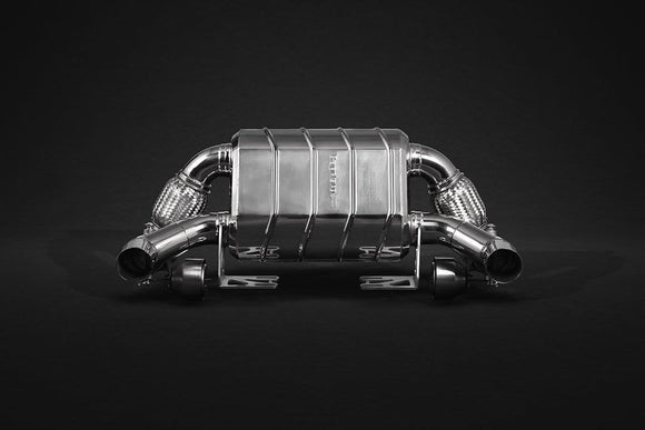 Ferrari 430 Scuderia Valved Exhaust System, 200 Cell Cats, And Heat Shields