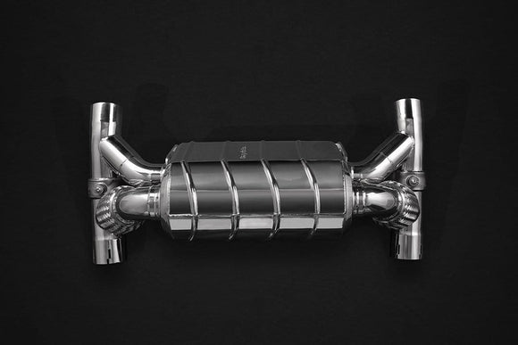 Ferrari 430 Scuderia Valved Exhaust System, 200 Cell Cats, And Heat Shields