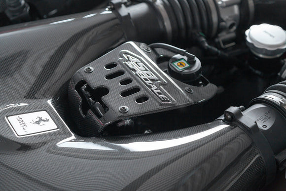 Ferrari 458 Speciale Carbon Lock Cover (Matte)