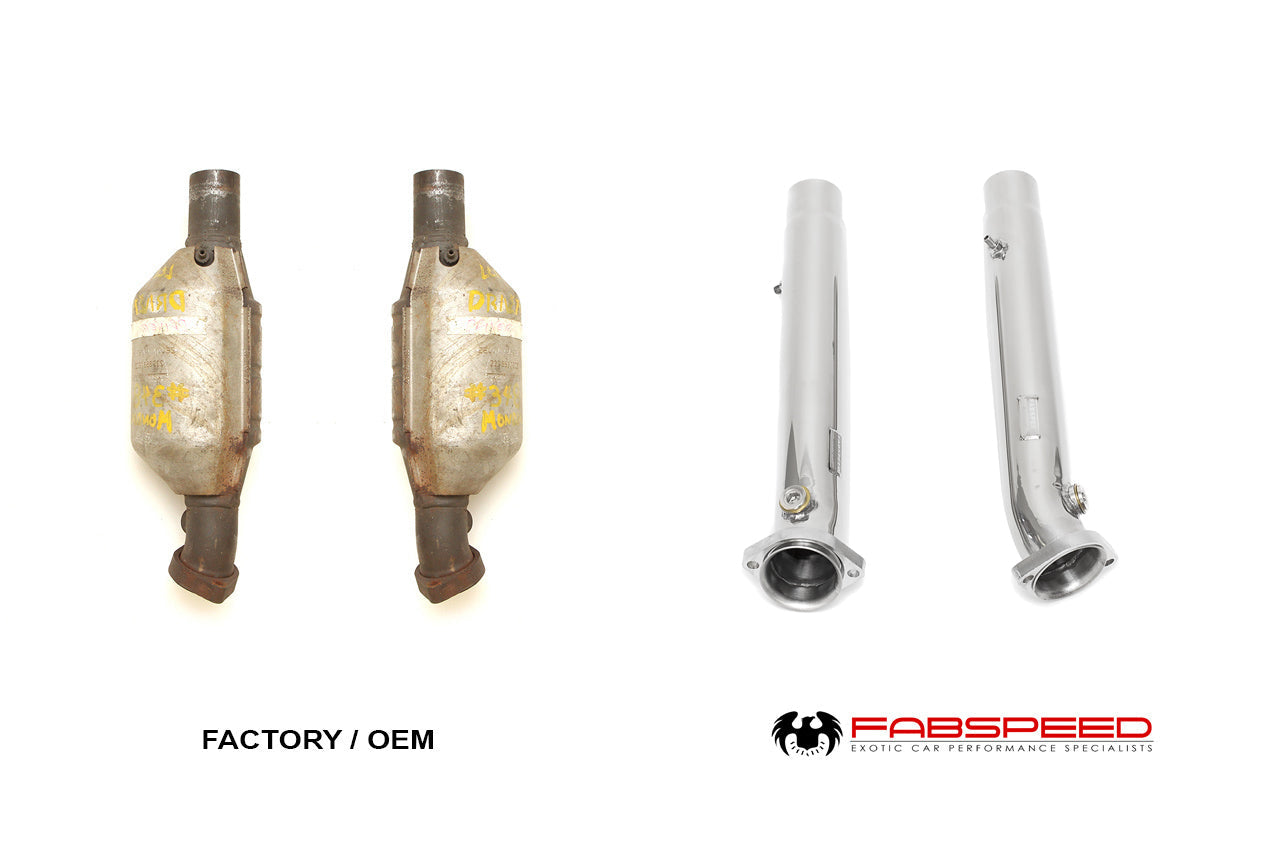 Fabspeed Ferrari 348 Cat Bypass Pipes - 0