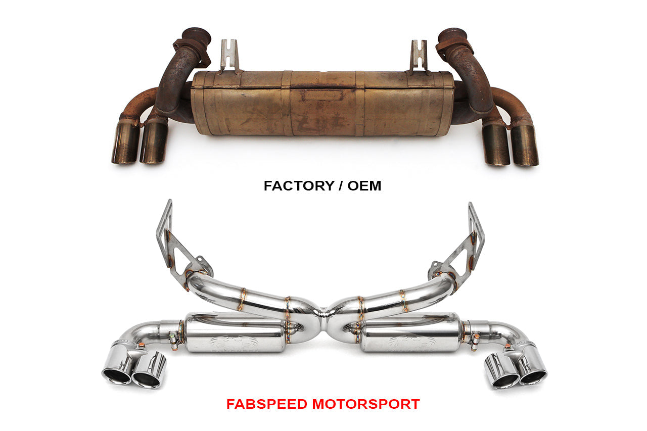 Fabspeed Ferrari 348 Supersport X-Pipe Exhaust System