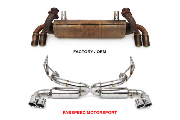 Fabspeed Ferrari 348 Supersport X-Pipe Exhaust System