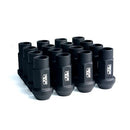 BLOX Racing Street Series Forged Lug Nuts - Flat Black 12 x 1.25mm - Set of 20 (New Design)-1
