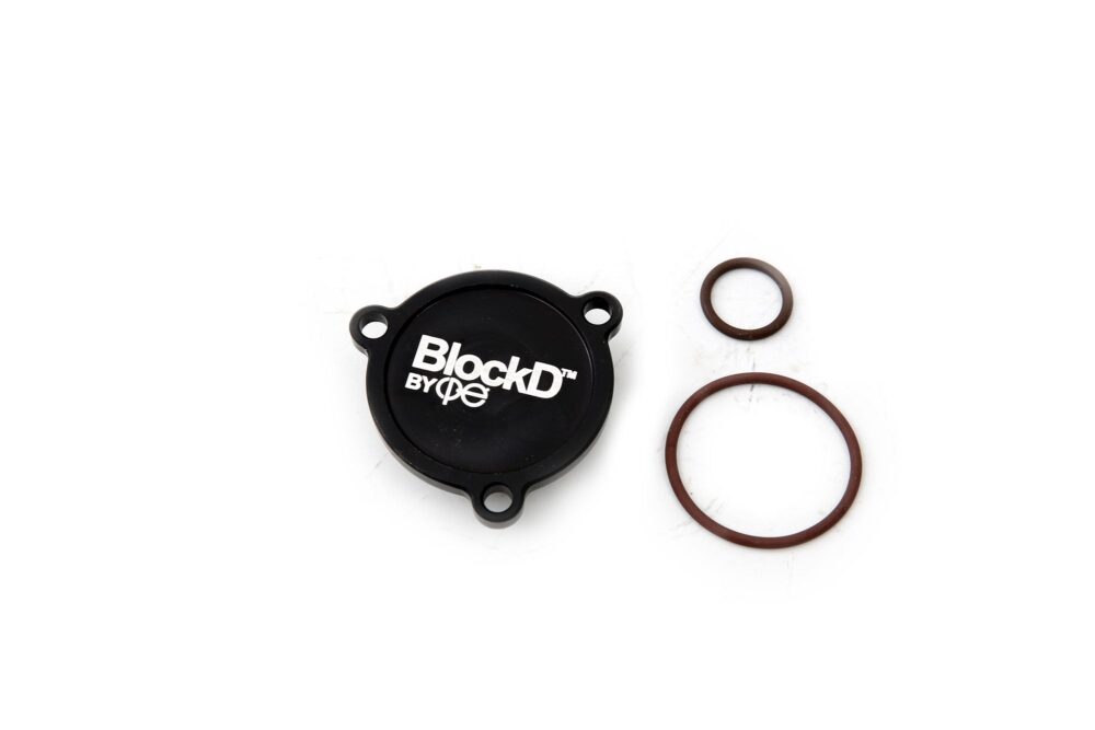 CP-e BlockD Diverter Valve Delete. Ford Focus RS 2.3L '16- / Anodized Black. Las