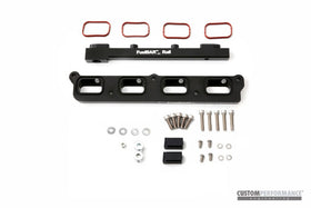 CP-e Fuelbar Ford Focus ST '13- Port Fuel Sandwich Plate & Fuel Rail / Billet Al