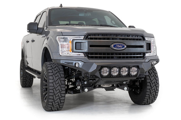 Addictive Desert Designs 18-20 Ford F-150 Bomber Front Bumper w/ 4 Rigid 360 6IN Mounts