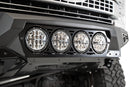 Addictive Desert Designs 17-20 Ford Super Duty Bomber Front Bumper w/ Mounts For 4 Rigid 360 6in-8