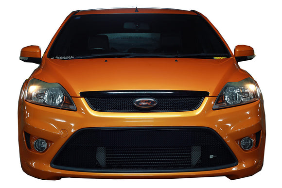 Zunsport Ford Focus ST 08MY Front Grille Set With Full Lower Grille - Black finish