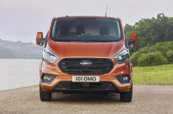 Zunsport Ford Transit Custom Facelift - Front Grille Set - Black Finish