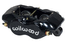 Wilwood Caliper-Forged DynaliteI w/Dust Seal-Black 1.38in Pistons .81in Disc-1