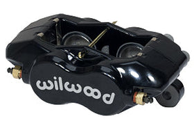 Wilwood Caliper-Forged DynaliteI w/Dust Seal-Black 1.38in Pistons .81in Disc
