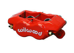 Wilwood Caliper-Forged DynaliteI-Red 1.38in Pistons .81in Disc