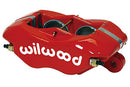 WILWOOD Caliper-Forged Dynalite-Red 1.75" Pistons, 1.00" Disc-1