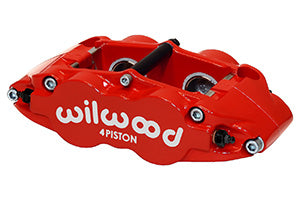 Wilwood Caliper-Narrow Superlite 4R - Red 1.12/1.12in Pistons 1.10in Disc