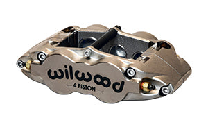 WILWOOD Caliper-FNSL6R-LH - Nickel 1.62/1.12/1.12" Pistons, 1.25" Disc