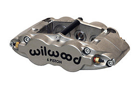 WILWOOD Caliper-FSL6R-ST-R/H - Nickel 1.62/1.12/1.12" Pistons, 1.25" Disc
