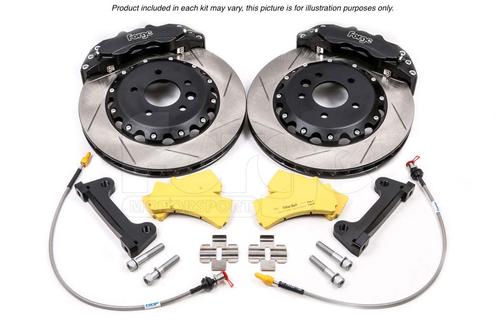 FORGE FRONT BRAKE KIT 380MM ROTORS WITH 6 PISTON CALIPERS (RACE USE ONLY)