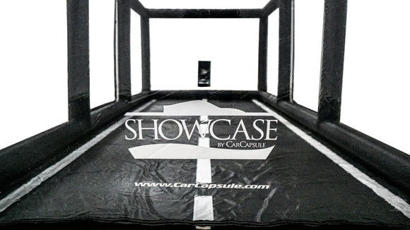 CarCapsule 16' CF1 Series Showcase Carbon Fiber w/Road Emblazoned Floor includes