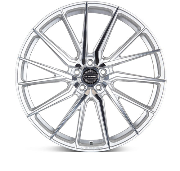 VOSSEN HF4T 20 X 8.5 +40 5-112 FLAT CB66.56 SILVER POLISHED