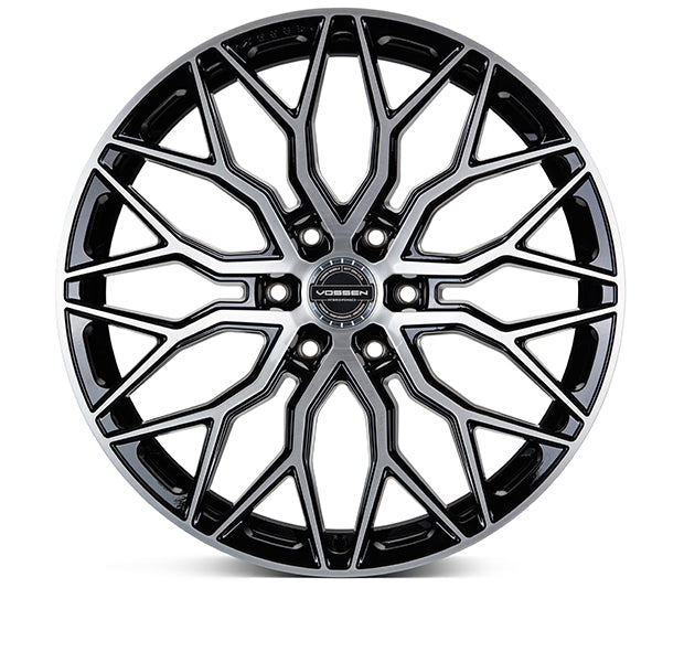 VOSSEN HF63 24 X 10 +25 6 X 135 DEEP CB87.1 BRUSHED GLOSS BLACK - 0