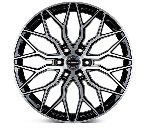 VOSSEN HF63 24 X 10 +25 6-139.7 DEEP CB106.1 BRUSHED GLOSS BLACK