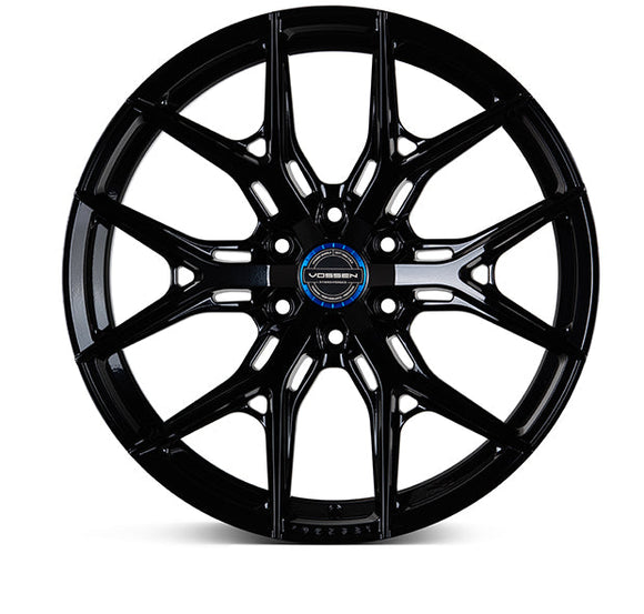 VOSSEN HF64 22 X 9.5 +20 6-139.7 DEEP CB106.1 GLOSS BLACK