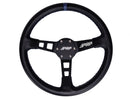 PRP Deep Dish Leather Steering Wheel- Blue-1
