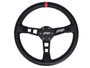PRP Deep Dish Leather Steering Wheel- Red-1