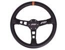 PRP Deep Dish Leather Steering Wheel- Orange-1