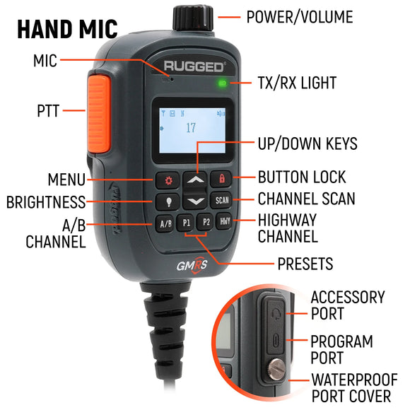 G2 Mini - 30W GMRS Compact Mobile Radio