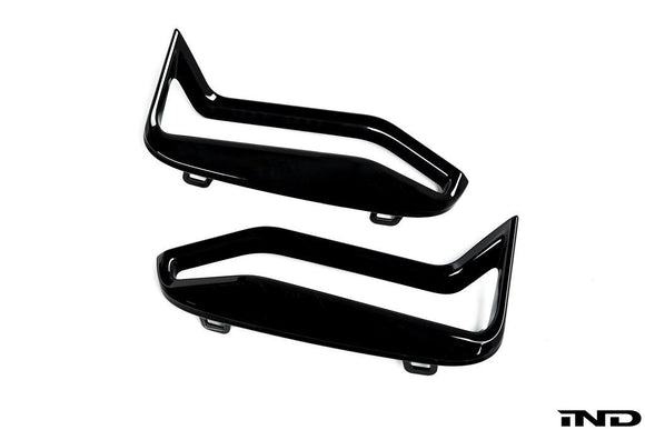 BMW G20 3-Series M-Sport Front Bumper Grille Trim Set - Gloss Black