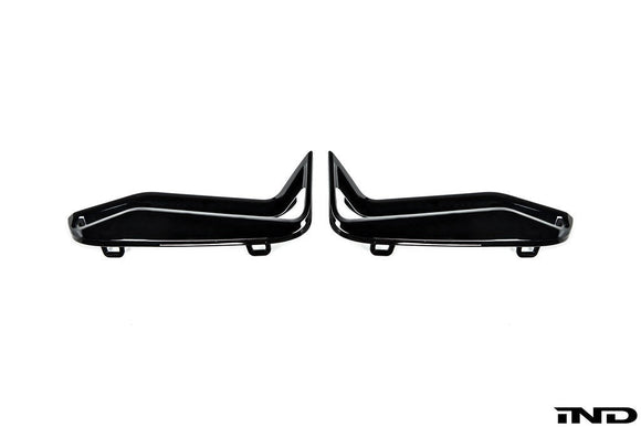 BMW G20 3-Series M-Sport Front Bumper Grille Trim Set - Gloss Black