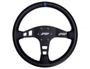 PRP Flat Leather Steering Wheel- Blue-1