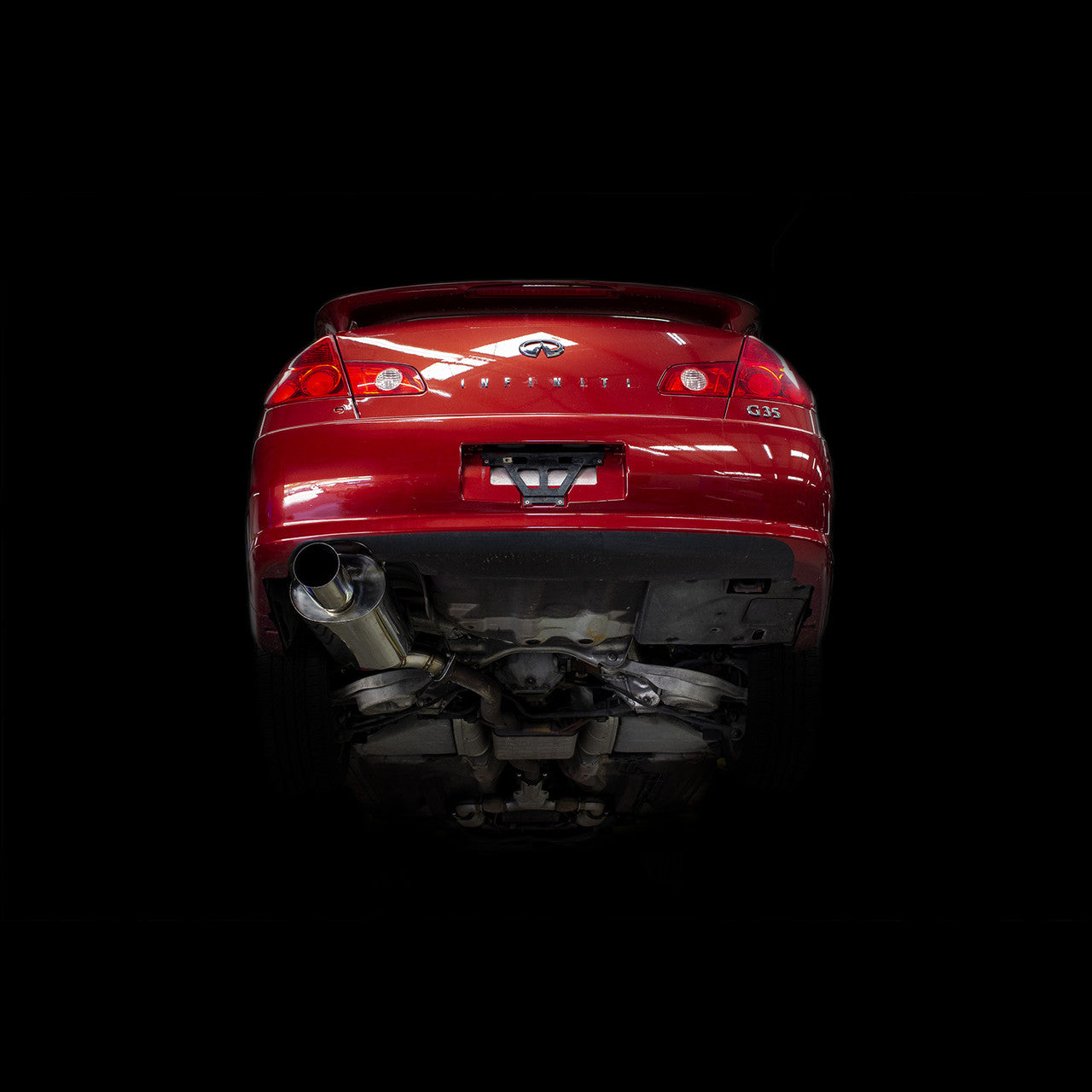 ISR Performance MBSE Axle Back Exhaust - 05-06 Infiniti G35 Sedan - 0