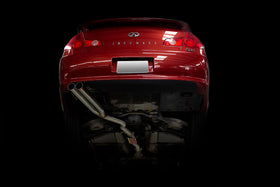 ISR Performance EP (Straight Pipes) Dual Tip Exhaust - 05-06 Infiniti G35 Sedan - 0