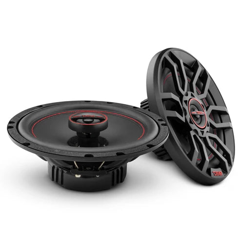 DS18 6.5in 50Watts RMS 4 ohm 2-Way Coaxial Speaker System Universal Fit