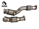 Active Autowerke BMW S58 G80 M3 G82 M4 G87 M2 Downpipes w GESI CAT-1