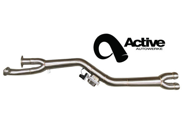 Active Autowerke G80/G82 M3/M4 Signature single mid-pipe with G-brace