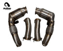 Active Autowerke G90 M5 GESI Catted Downpipes-1